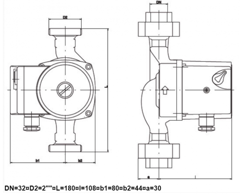 Циркуляційний насос IMP GHN 32/60-180 Циркуляційний насос IMP GHN 32/60-180