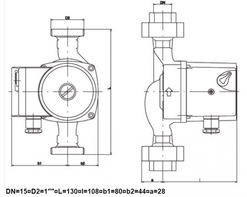 Циркуляційний насос IMP GHN 15/65-130