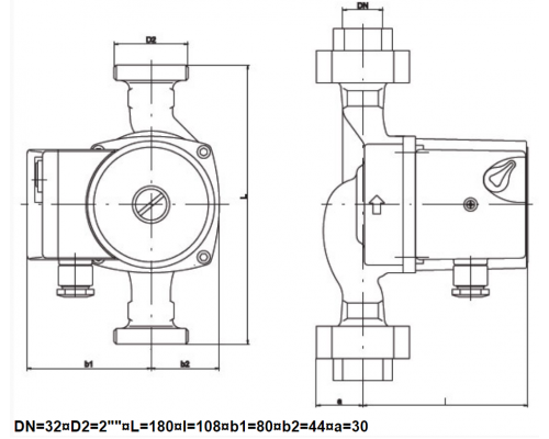 Циркуляційний насос IMP GHN 32/80-180