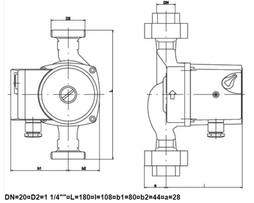 Циркуляційний насос IMP GHN 20/60-180