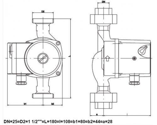 Циркуляційний насос IMP GHN 25/60-180