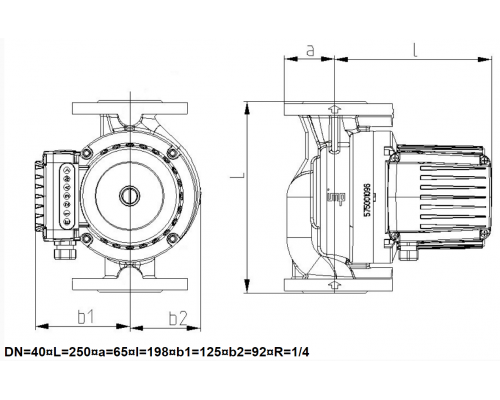 Циркуляційний насос IMP GHN basic II 40-120 F