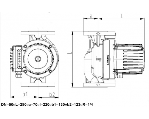 Циркуляційний насос IMP GHN basic II 50-190 F