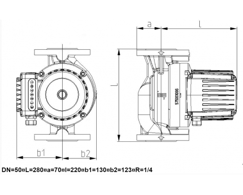 Циркуляційний насос IMP GHN basic II 50-120 F