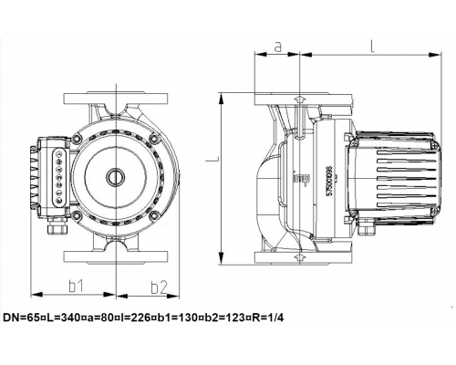 Циркуляційний насос IMP GHN basic II 65-120 F