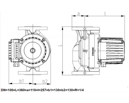 Циркуляційний насос IMP GHN basic II 100-190 F (PN10)