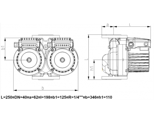 Циркуляційний насос IMP GHNMD basic II 40-70 F