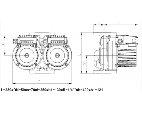 Циркуляційний насос IMP GHNMD basic II 50-120 F