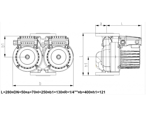 Циркуляційний насос IMP GHNMD basic II 50-70 F