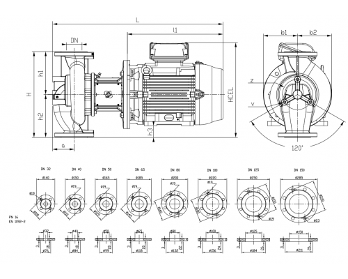 Циркуляційний насос CL 50-370/2/4.0A