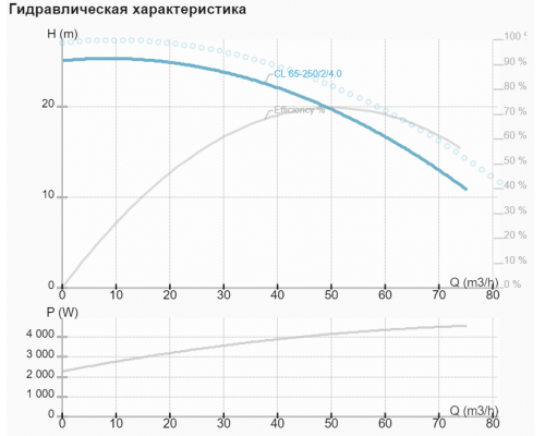 Циркуляційний насос CL 65-250/2/4.0A