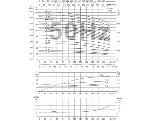 CVA200-2-2A multistage vertical pump