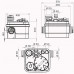 Каналізаційна насосна станція з різальним механізмом SANICUBIC 1 IP 67, SFA (Франція)