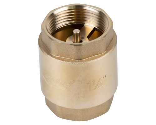 Клапан зворотний F1 1/4"×F1 1/4" (латунь) euro 410г AQUATICA (779656) Клапан зворотний F1 1/4"×F1 1/4" (латунь) euro 410г AQUATICA (779656)