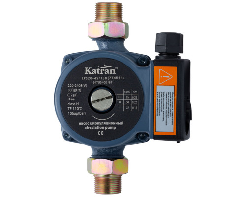 Насос циркуляційний 65Вт Hmax 4м Qmax 63л/хв Ø1" 130мм+гайки Ø¾" WETRON (774511) Насос циркуляційний 65Вт Hmax 4м Qmax 63л/хв Ø1" 130мм+гайки Ø¾" WETRON (774511)