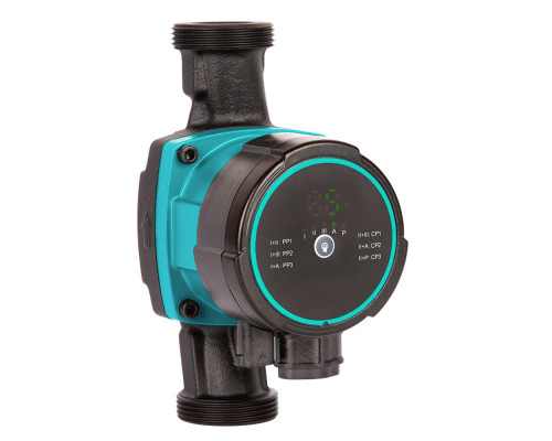 Насос циркуляційний енергозберігаючий 5-60Вт Hmax 8м Qmax 63л/хв Ø1½" 130мм + гайки Ø1" AQUATICA GPA25-8/130 III (774062)