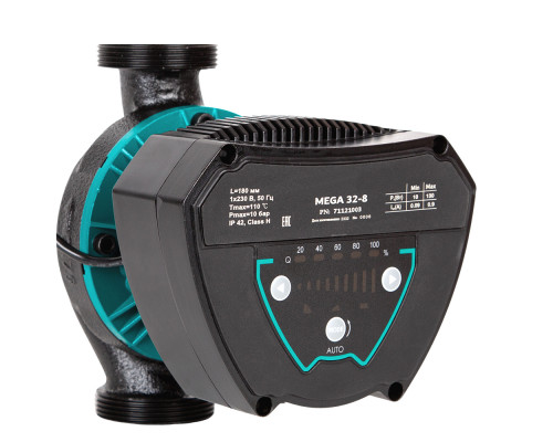 Насос циркуляційний енергозберігаючий 8-130Вт Hmax 8м Qmax 133л/хв Ø2" 180мм + гайки Ø1¼" AQUATICA GPA32-8/180 IV (774077) Насос циркуляційний енергозберігаючий 8-130Вт Hmax 8м Qmax 133л/хв Ø2" 180мм + гайки Ø1¼" AQUATICA GPA32-8/180 IV (774077)