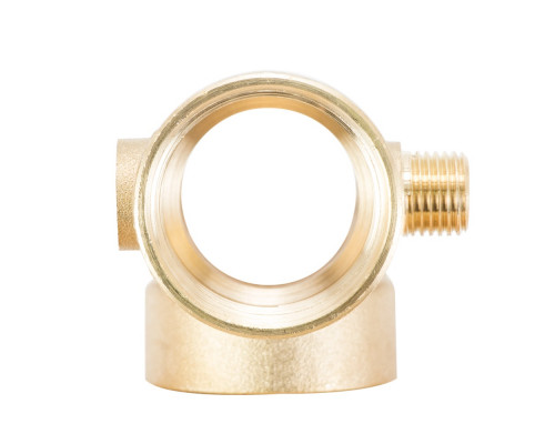 Зєднувач пяти вивідний 80мм 1"м×1"F×1"F×1/4"M×1/4" F∠180° AQUATICA (779599) - фотографія товару високої якості