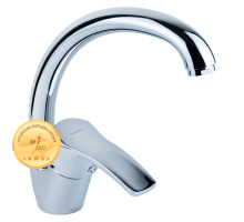 Змішувач ML Ø40 для кухні гусак вухо на гайці AQUATICA ML-4B141C (9746110)