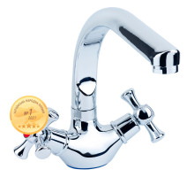 Змішувач PL 1/2" для кухні Г-гусак на гайці AQUATICA PL-4B255C (9777120)