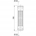 З'єднання гнучке Magiflex Ø32мм F-F 196мм WIRQUIN (9549352)