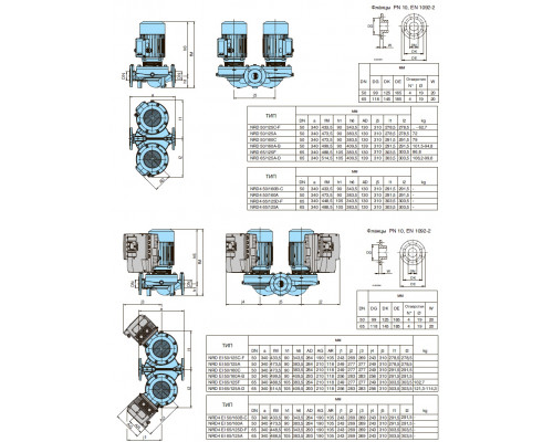 насос calpeda NRD4 EI 50/160A