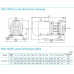 насос NISF100-65-250/45SWF консольний моноблочний відцентровий насос із нержавіючої сталі