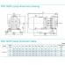 насос NISF65-40-315/22SWF консольний моноблочний відцентровий насос із нержавіючої сталі