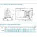насос NISF65-50-160/0.55SWF консольний моноблочний відцентровий насос із нержавіючої сталі