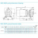 насос NISF80-50-315/55SWF консольний моноблочний відцентровий насос із нержавіючої сталі