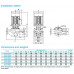 насос TD125-28G/4 SWHCJ одноступінчастий циркуляційний насос IN-Line