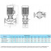 насос TD40-8(I)/2SWSCJ одноступінчастий циркуляційний насос IN-Line