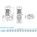 насос TD80-41G/2 SWSCJ одноступінчастий циркуляційний насос IN-Line