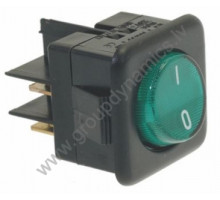 099274 Electrolux / Wascomat DOUBLE-POLE SWITCH; GREEN