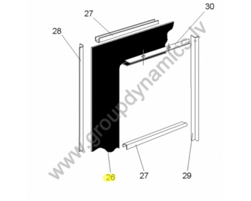 31101558 Electrolux / Wascomat MEMBRANE