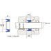 IDU-PU 120×132×14 BLUE - ущільнення штока IDU YX-d PU |