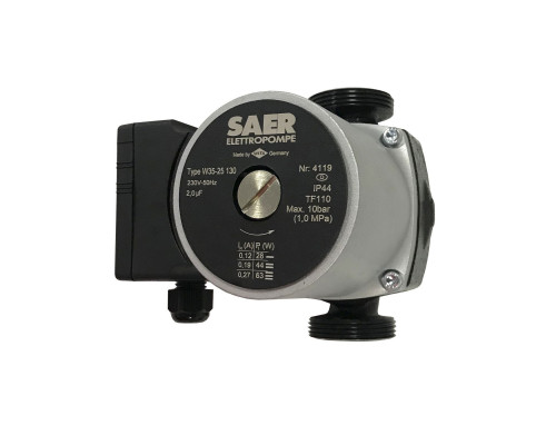 Насос циркуляційнний SAER W35-25 130мм + гайки