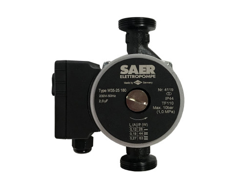 Насос циркуляційнний SAER W35-25 180мм + гайки