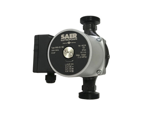 Насос циркуляційнний SAER W55-25 180мм + гайки