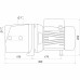 Насос відцентровий Optima JET100 1,1кВт чавун довгий