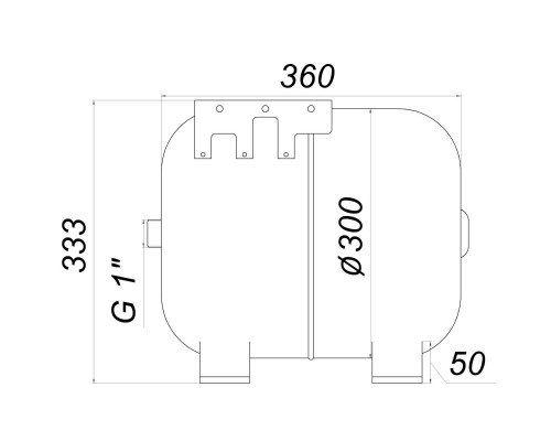 Гідроакумулятор з фіксованою мембраною 24л ZILMET HYDRO-pro 10bar горизонтальний ( 11A0002434 ) Гідроакумулятор з фіксованою мембраною 24л ZILMET HYDRO-pro 10bar горизонтальний ( 11A0002434 )