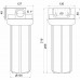 Посилена фільтр-колба для гар. води Bіо+ systems HTS-10, 1″