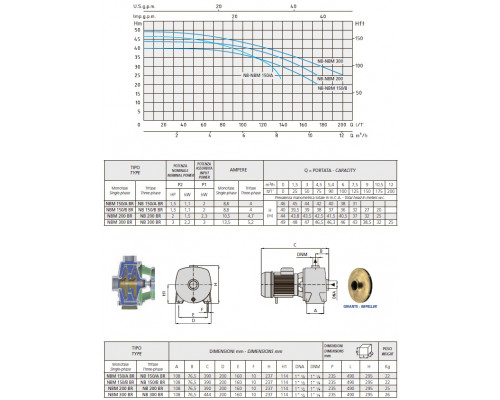 Pumpe speroni NB 150/A BR