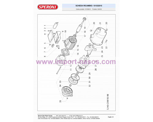 сорғы speroni CAM 95N