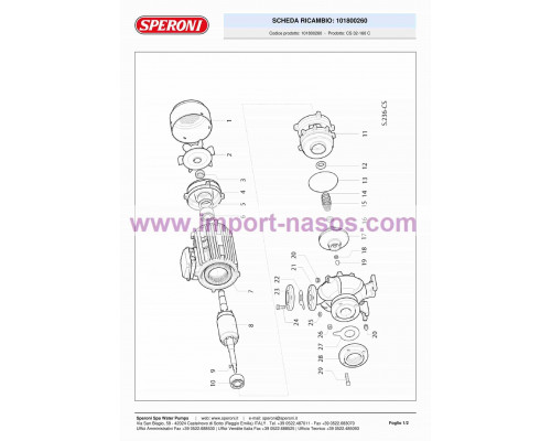 Pumpe speroni CS 32-160 C