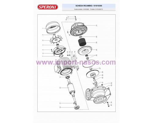 насос speroni CX 50-200/7,5