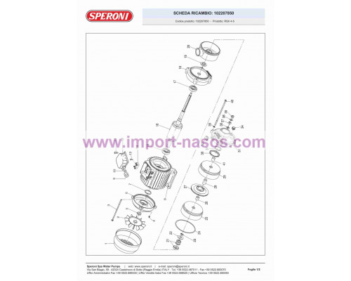 Pumpe speroni RSX 4-5