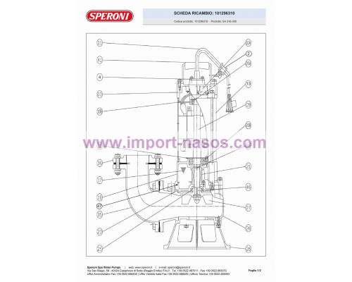 сорғы speroni SA 316-300