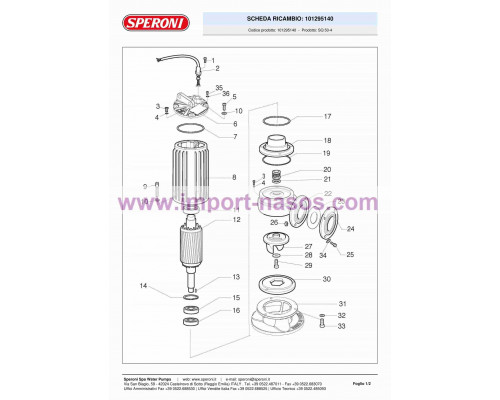 сорғы speroni SQ 50-4