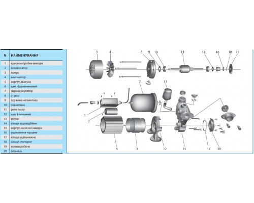 Гідроакумулятор ZETTA125 (0,6L) (G⅜-B) "NPO" (А05/038)